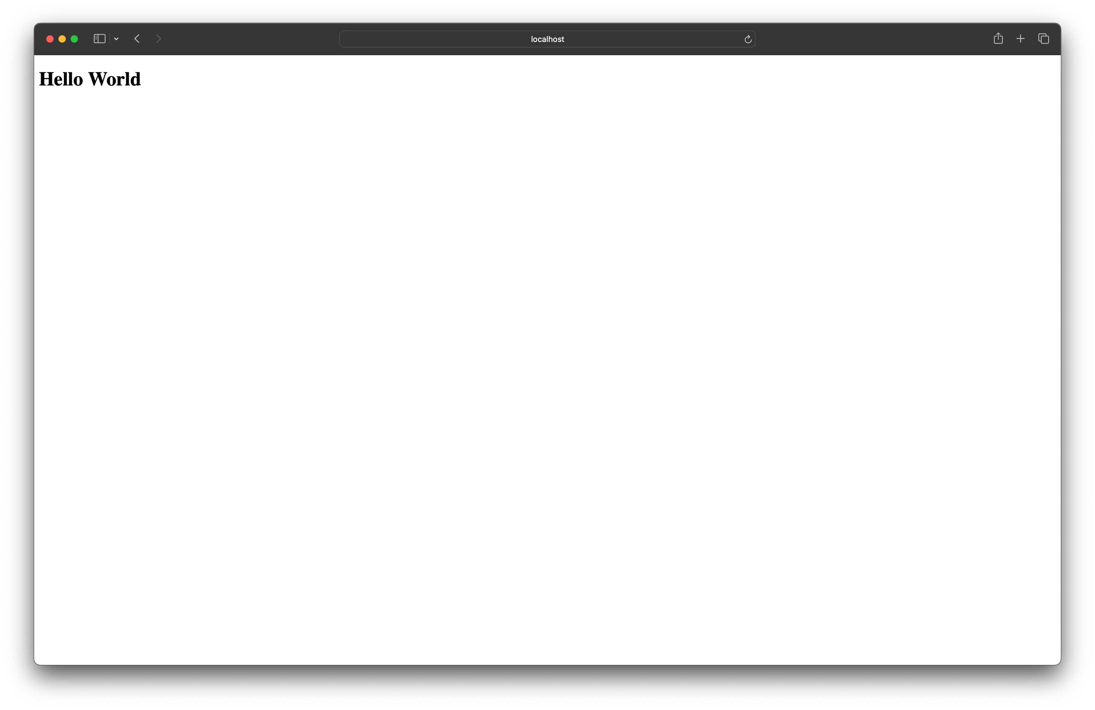 Hello World